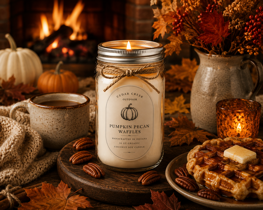 Pumpkin Pecan Waffles